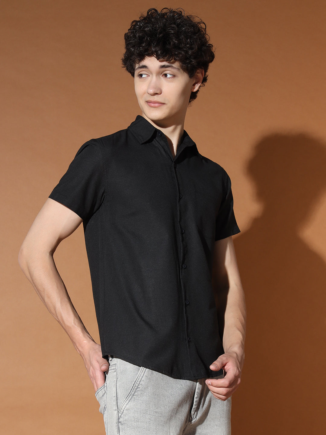 TANDUL  Men Regular Fit Solid Casual Shirt