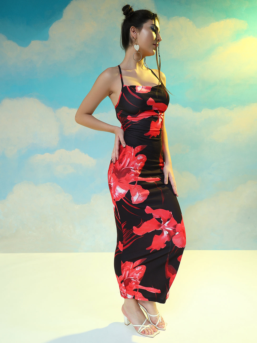 TANDUL  Women Bodycon Black Dress