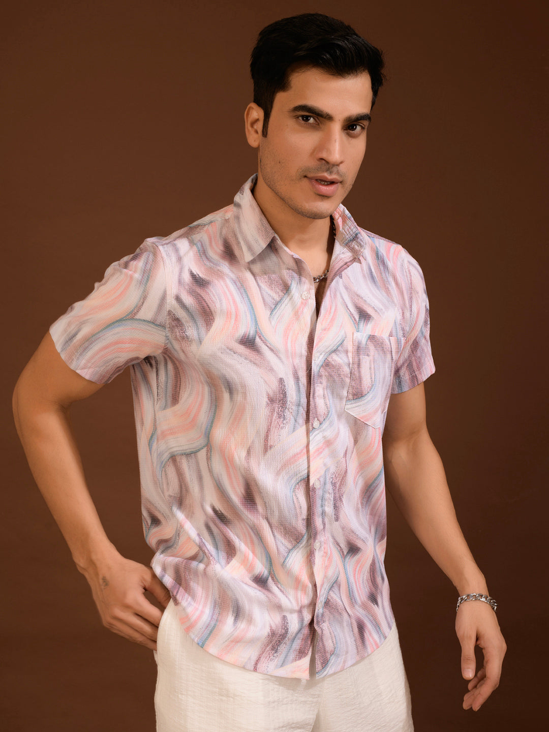 TANDUL  Men Regular Fit Printed Casual Shirt