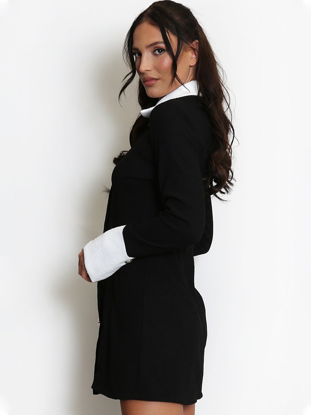 TANDUL  Women Fit and Flare Black Dress