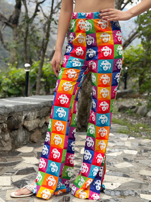 TANDUL Women Multicolour Marilyn Monroe Trousers