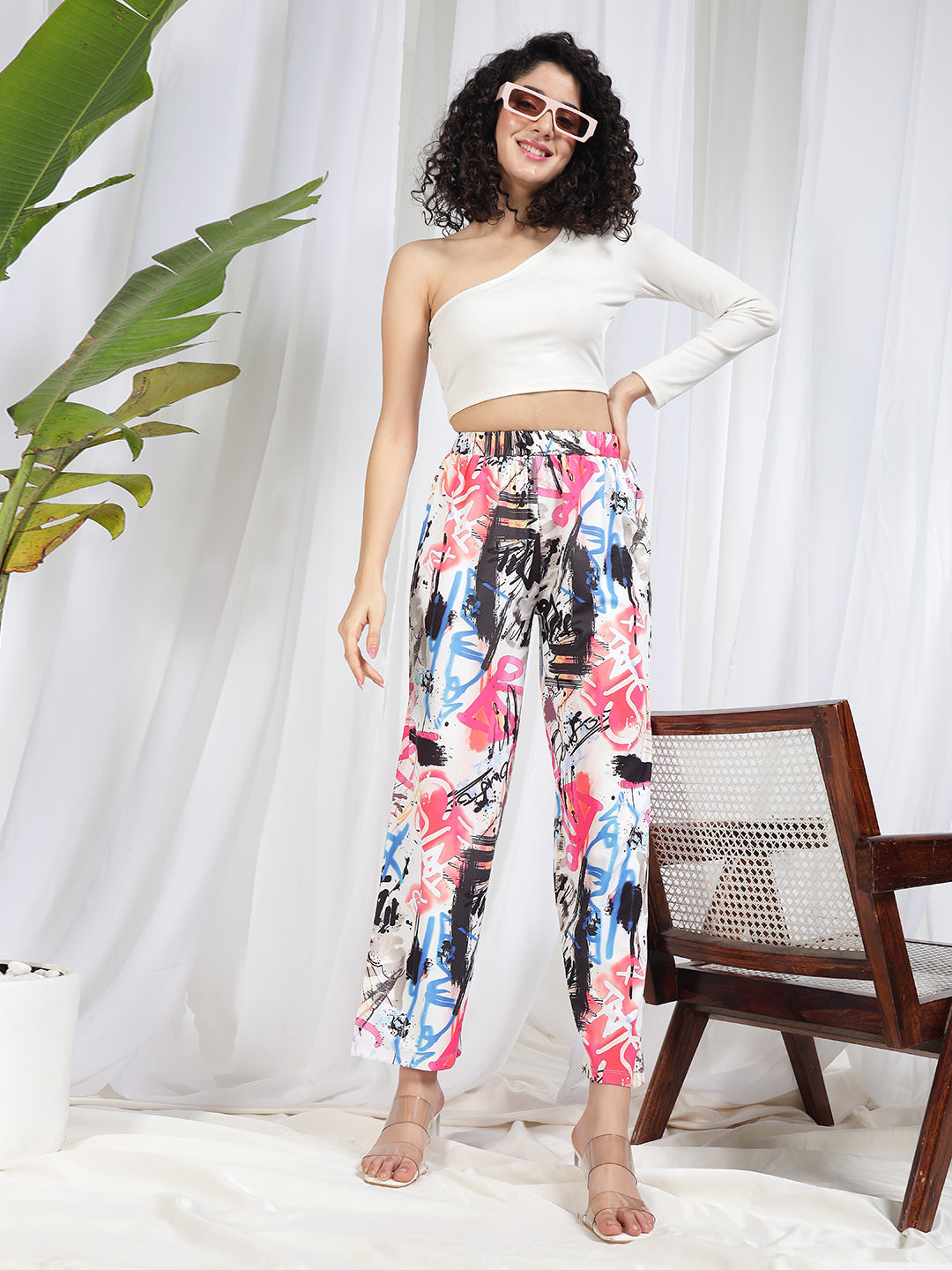 TANDUL Casual Fit Printed Trouser