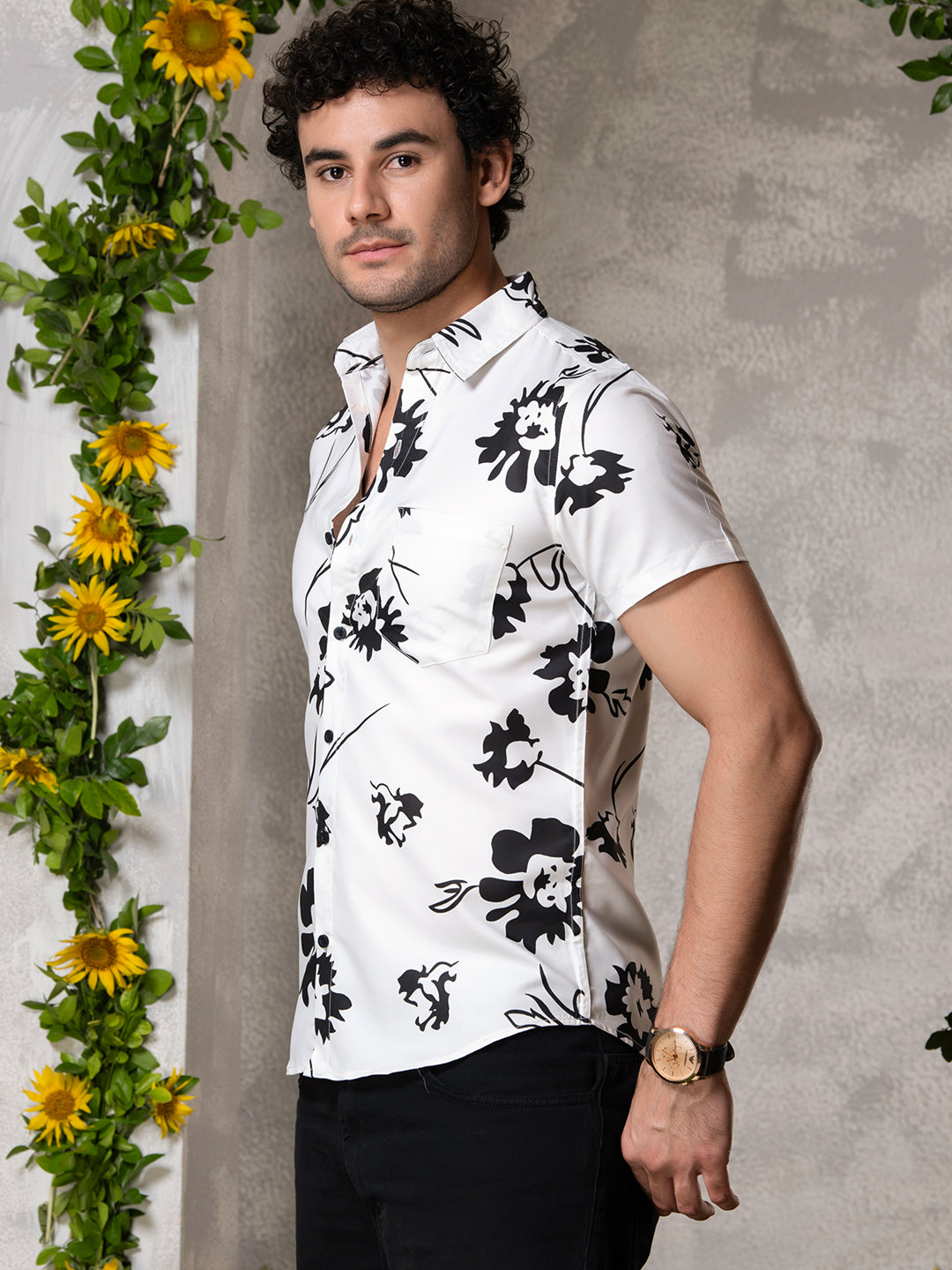 TANDUL Men Printed Casual Multicolor Shirt