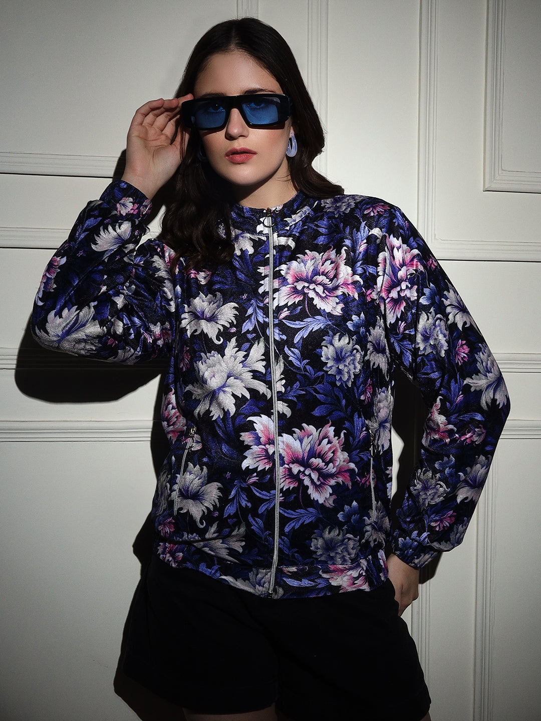 TANDUL  Women Floral Print Puffer Jacket