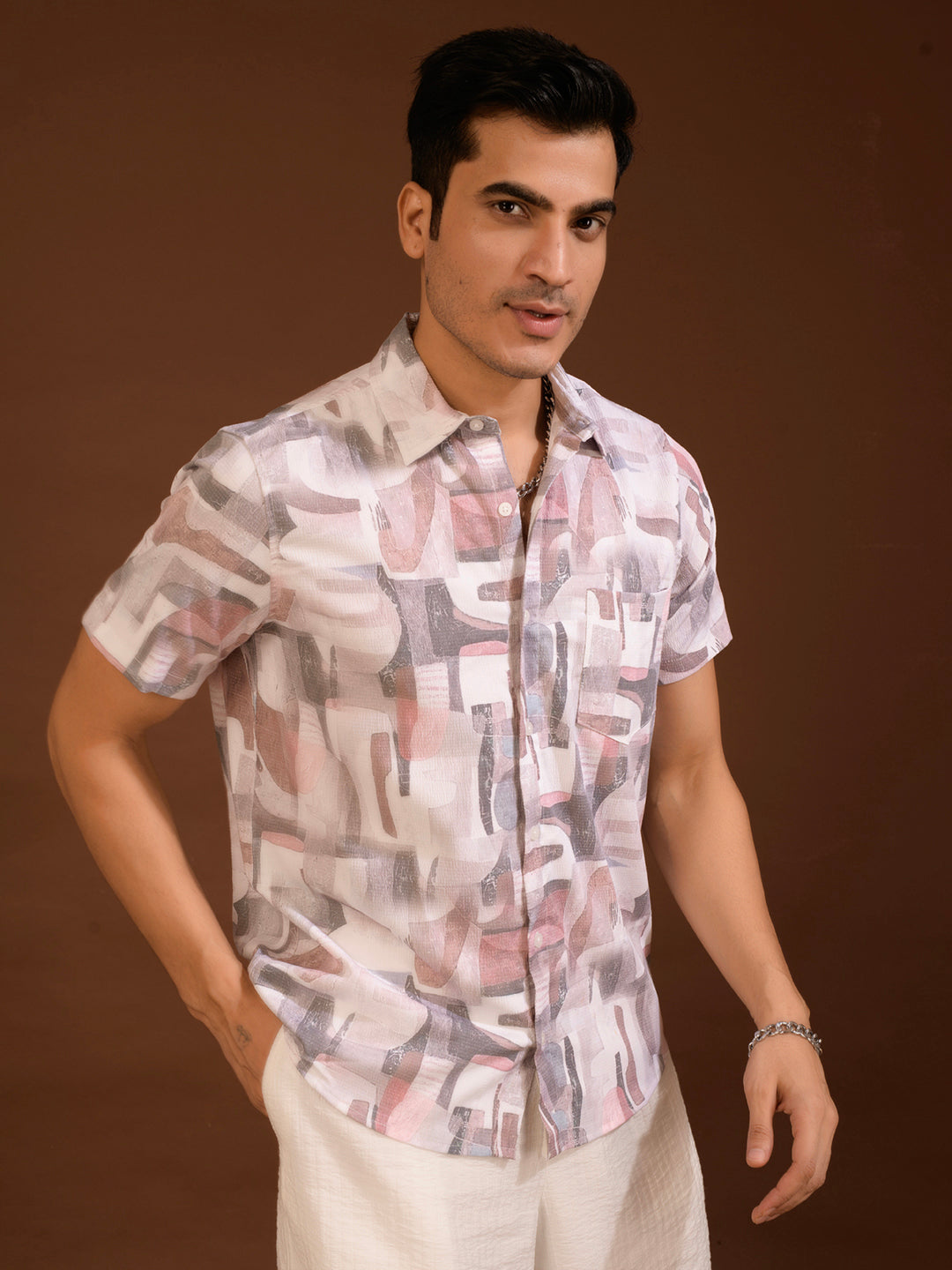 TANDUL  Men Regular Fit Printed Casual Shirt