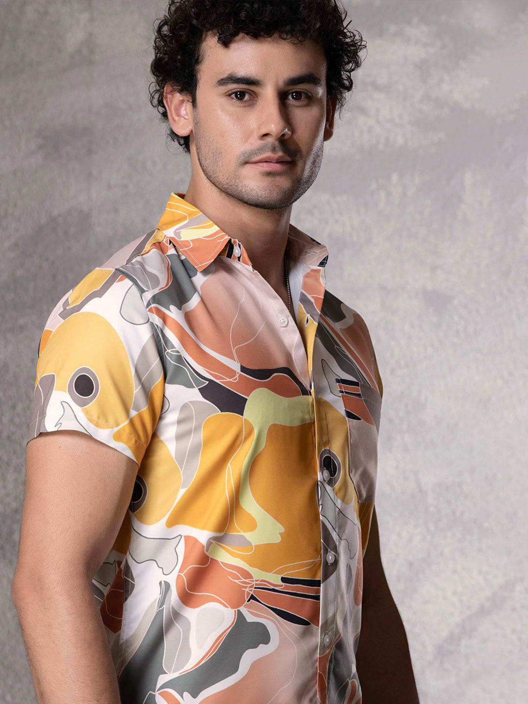 TANDUL Men Printed Casual Multicolor Shirt