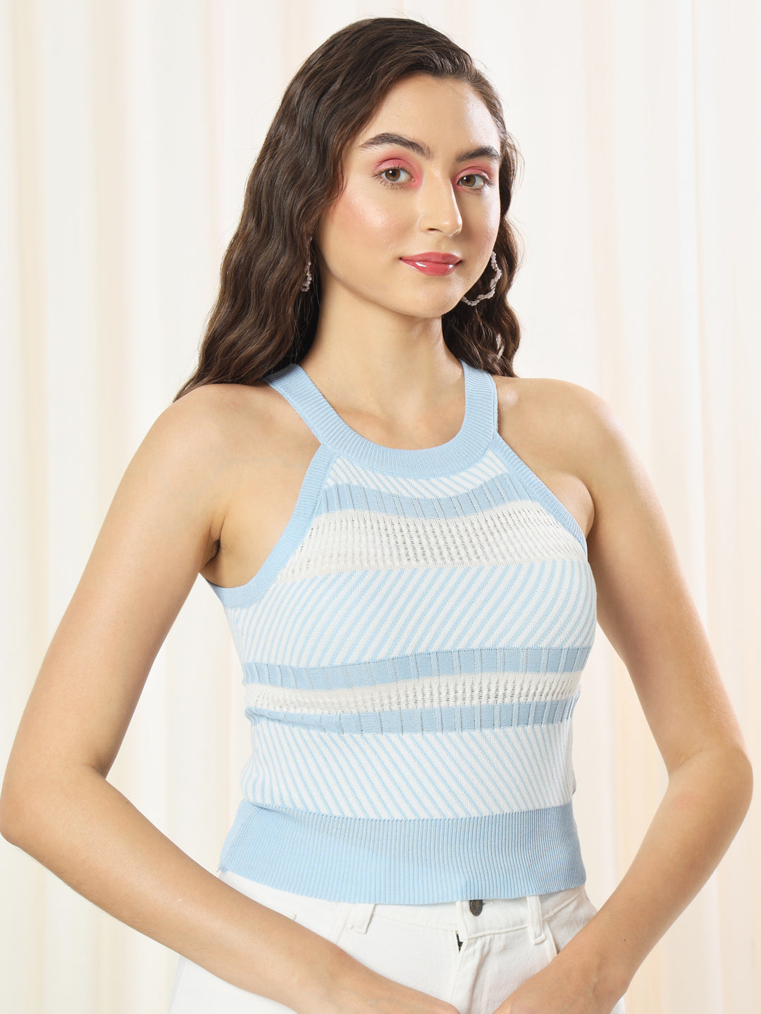TANDUL  Casual Sleeveless Printed Women Multicolor Top