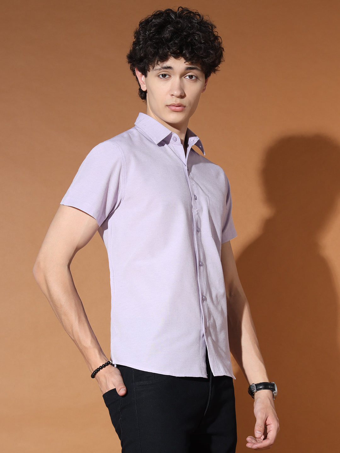 TANDUL  Men Regular Fit Solid Casual Shirt