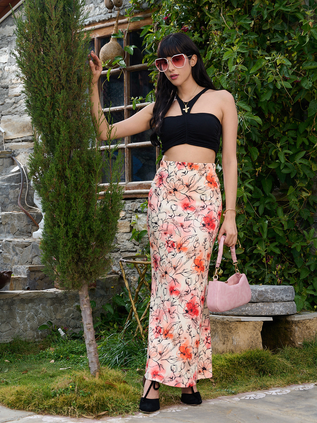TANDUL Women Floral Printed Skirt