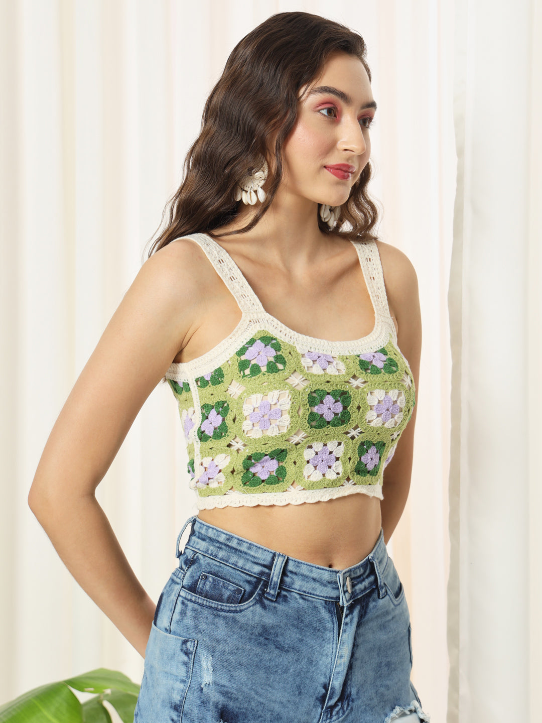 TANDUL  Casual Sleeveless Printed Women Multicolor Top