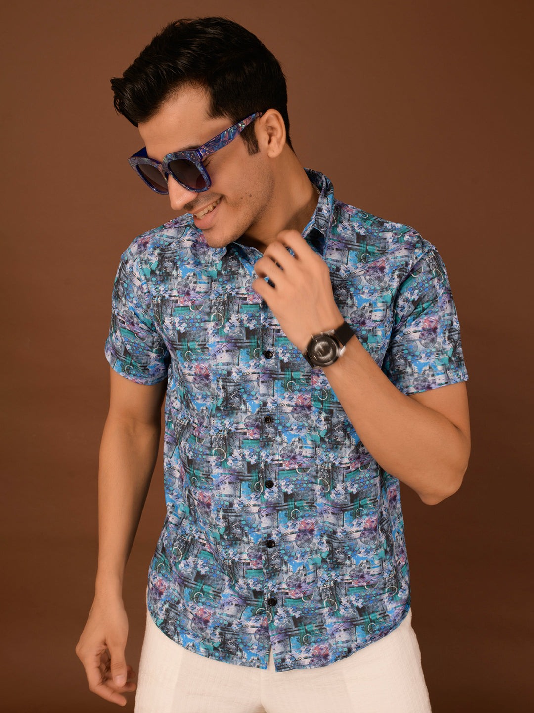 TANDUL  Men Regular Fit Printed Casual Shirt