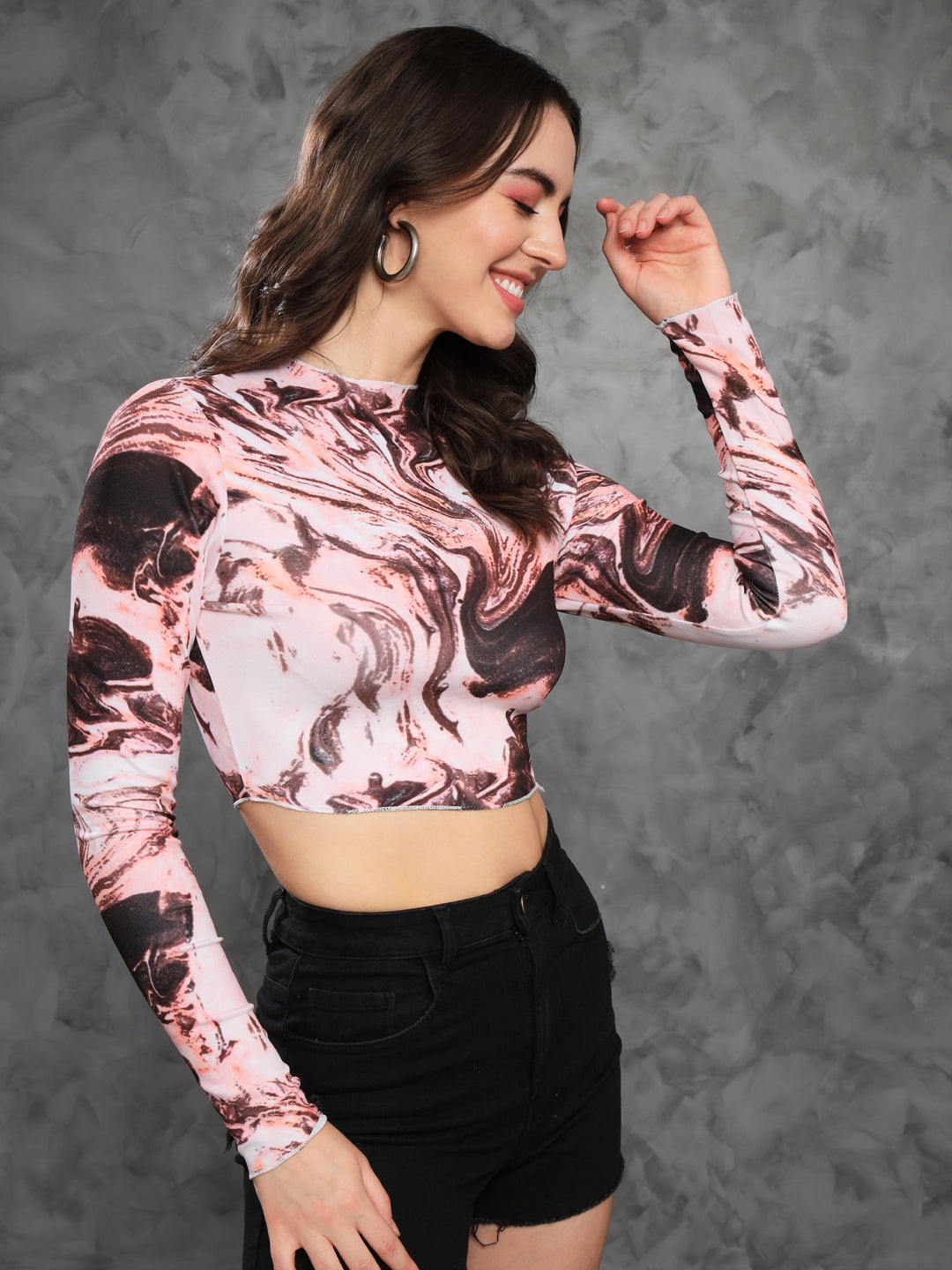 TANDUL Casual Regular Sleeves Printed Women Multicolor Top