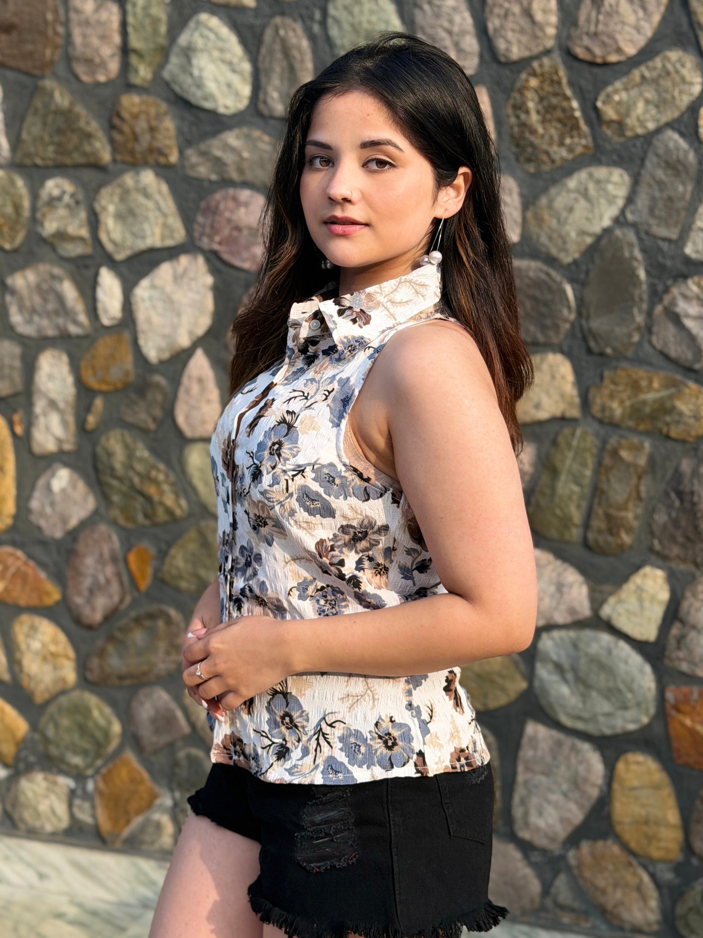 TANDUL Women Regular Fit Printed Casual Shirt
