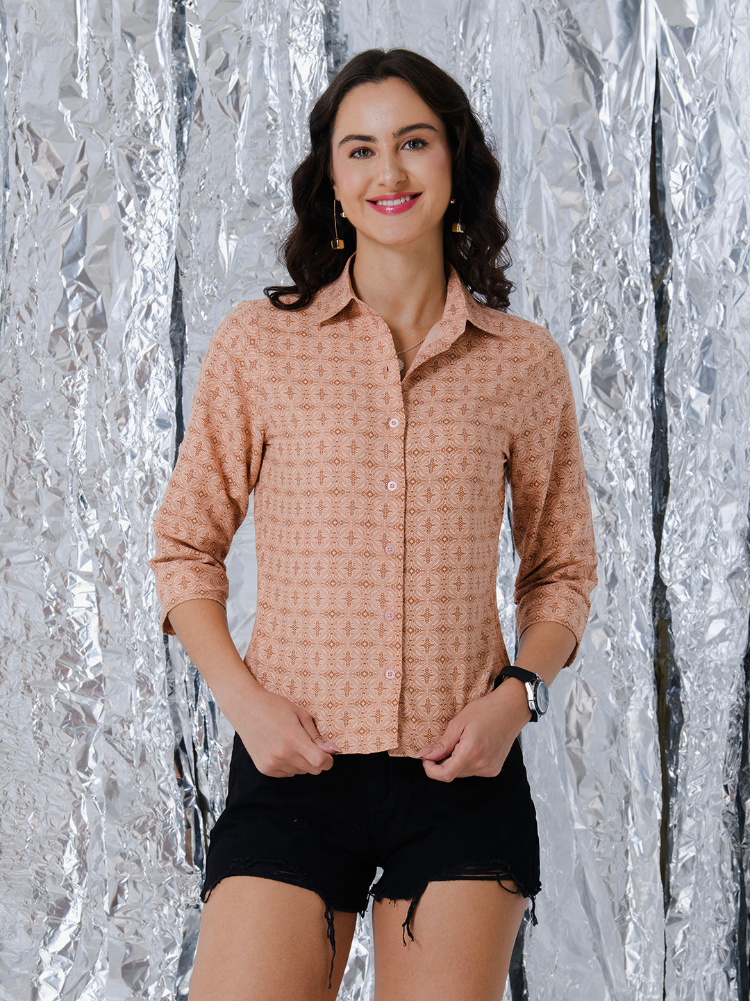 TANDUL  Women Regular Fit Printed Casual Shirt