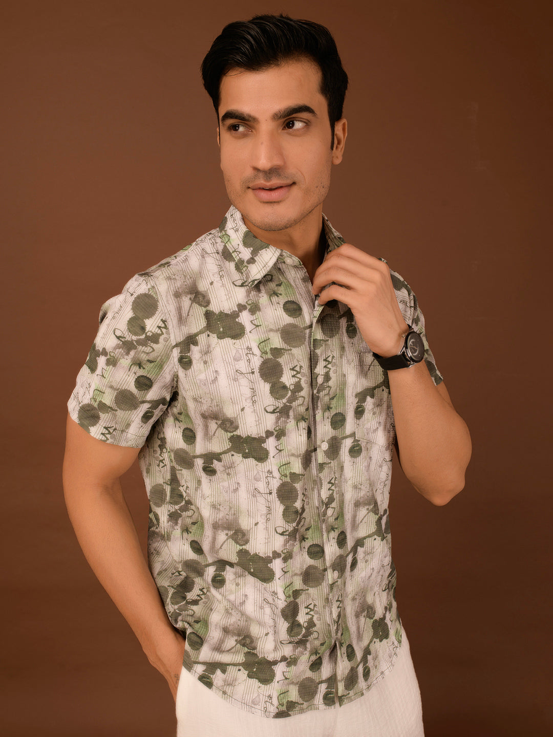 TANDUL  Men Regular Fit Printed Casual Shirt