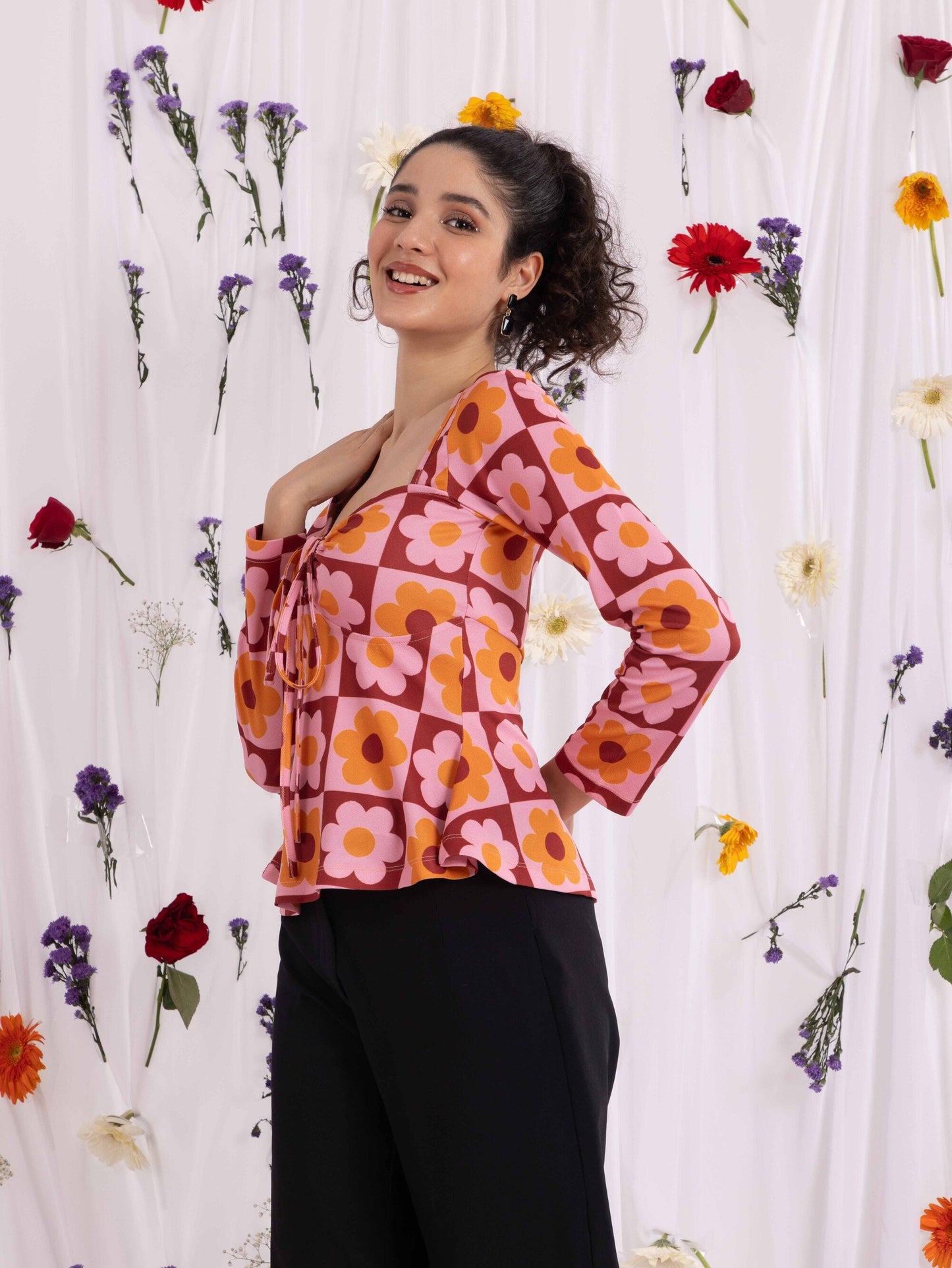 TANDUL Women Floral Printed Top