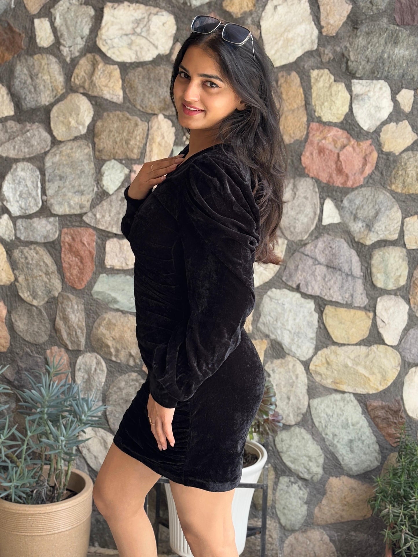 Women Bodycon Black Dress