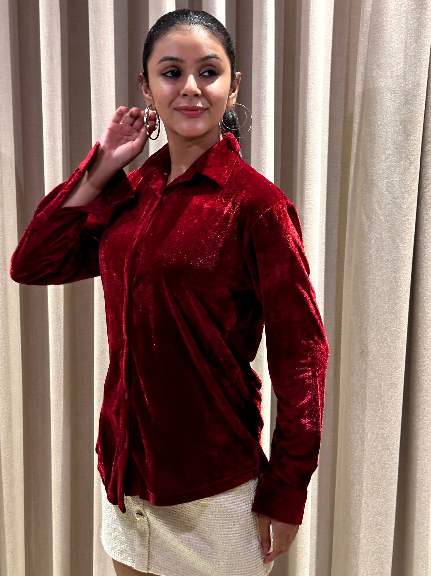 TANDUL Women Regular Fit Solid Casual Shirt