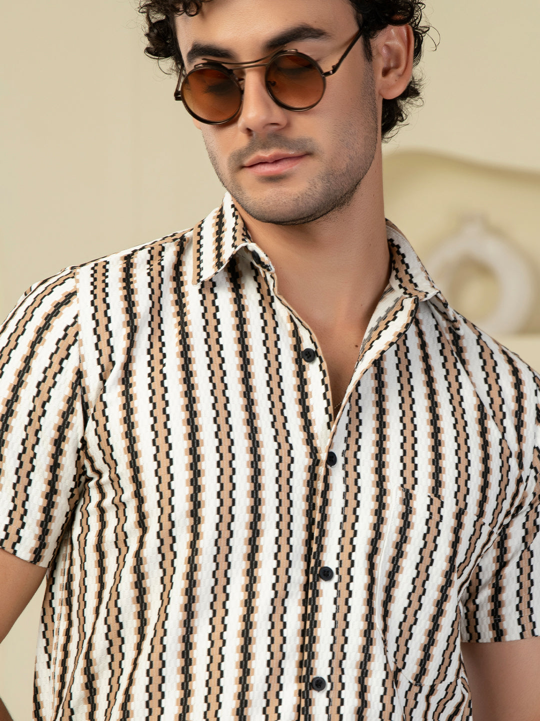 TANDUL Men Printed Casual Multicolor Shirt