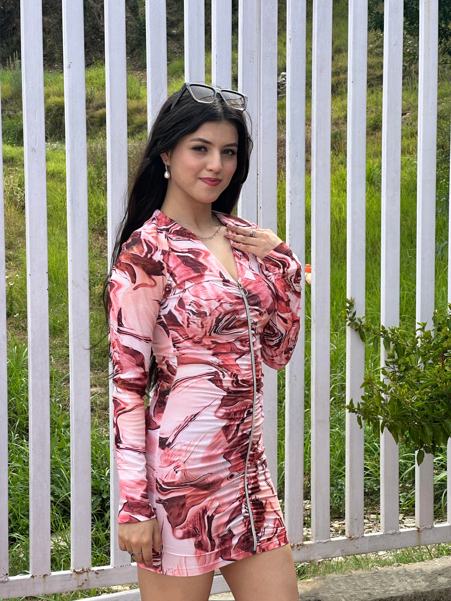 11424TANDUL  Women Bodycon Multicolor Dress