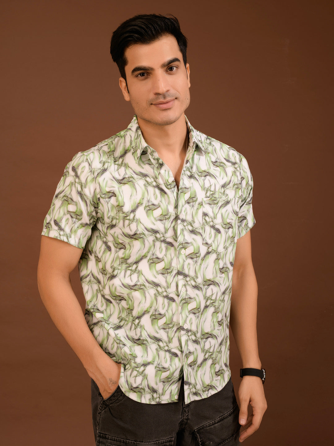 TANDUL  Men Regular Fit Printed Casual Shirt