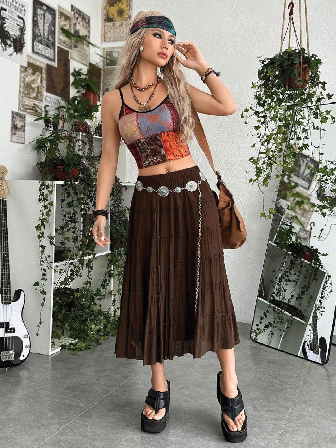 TANDUL  Casual Sleeveless Printed Women Multicolor Top