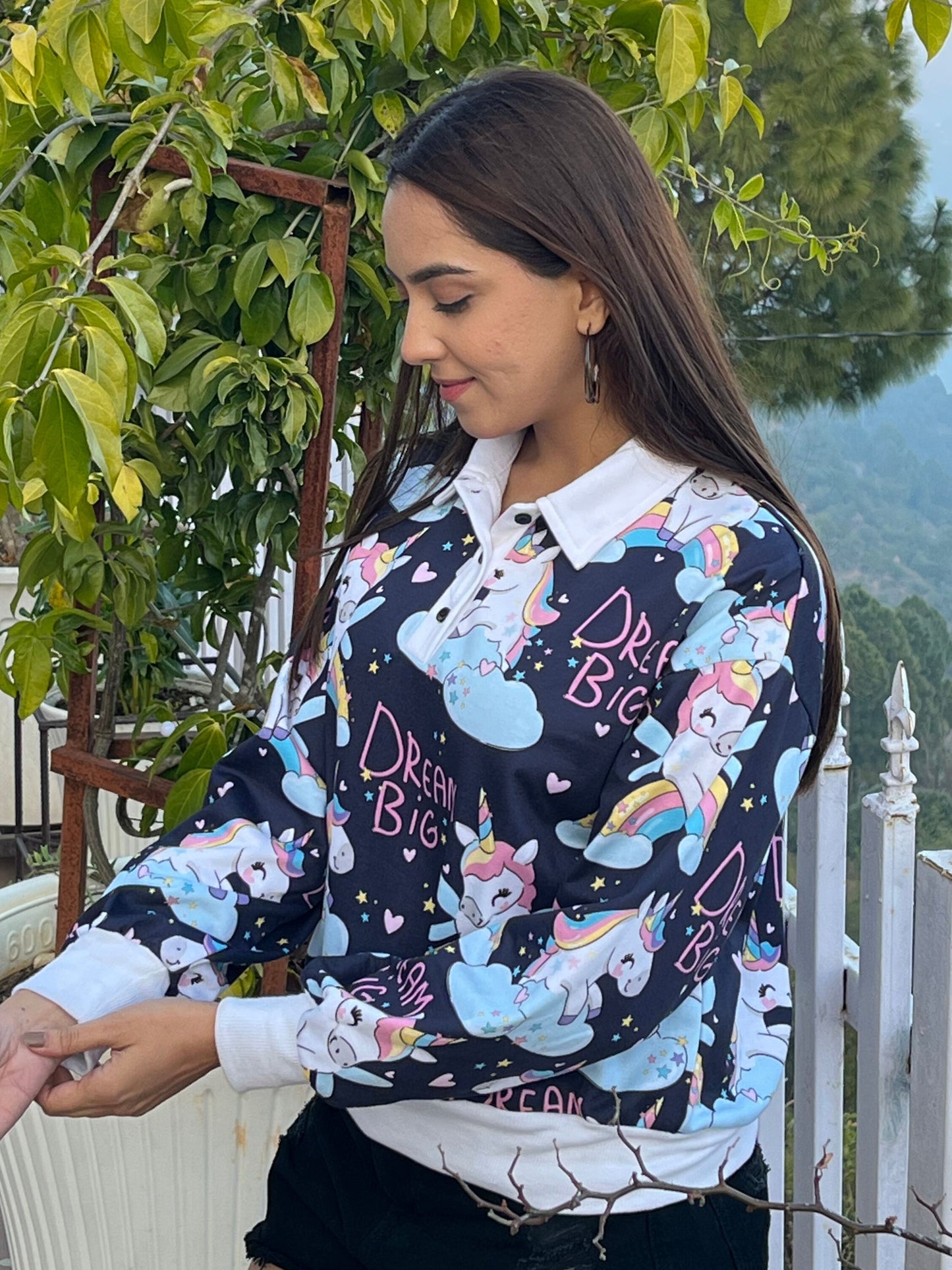 TANDUL Women Pretty Printed Sweatshirt
