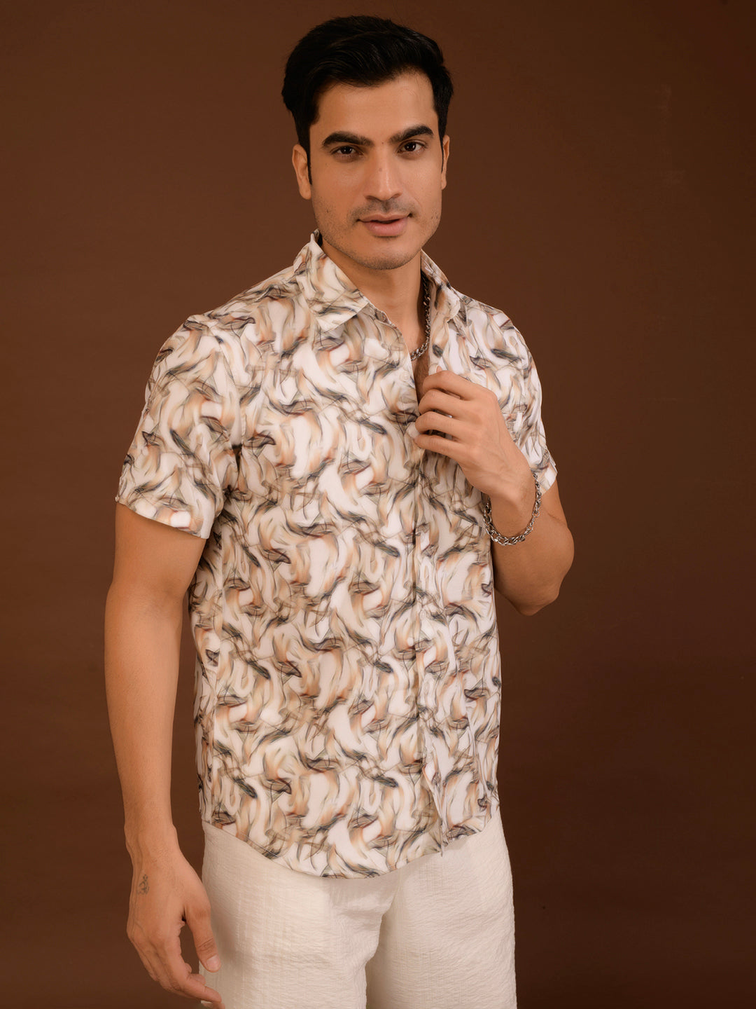 TANDUL  Men Regular Fit Printed Casual Shirt