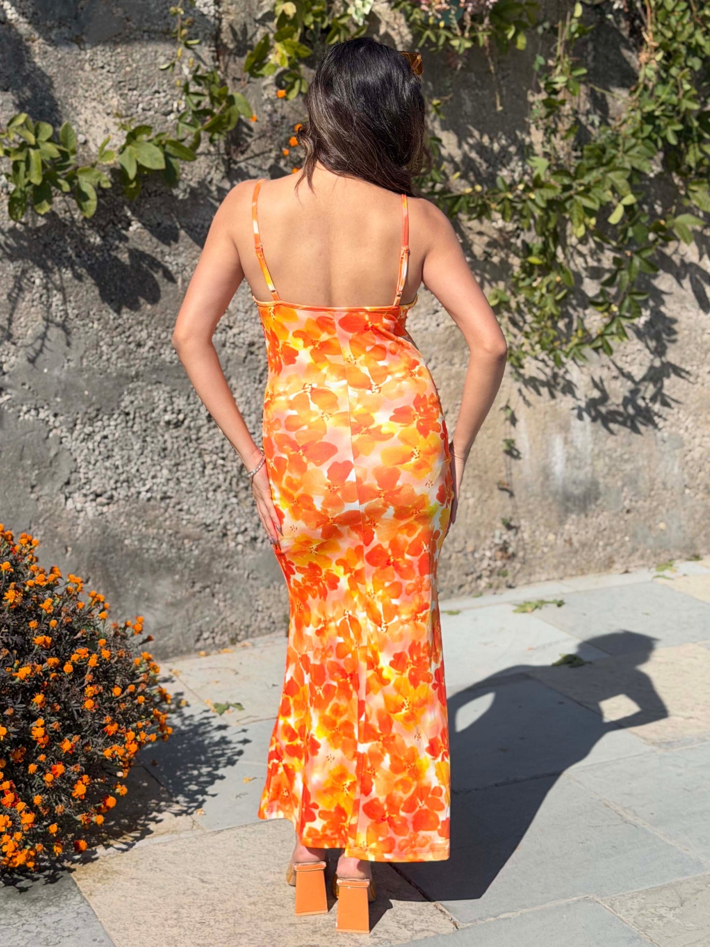 TANDUL Women Yellow Floral Dress