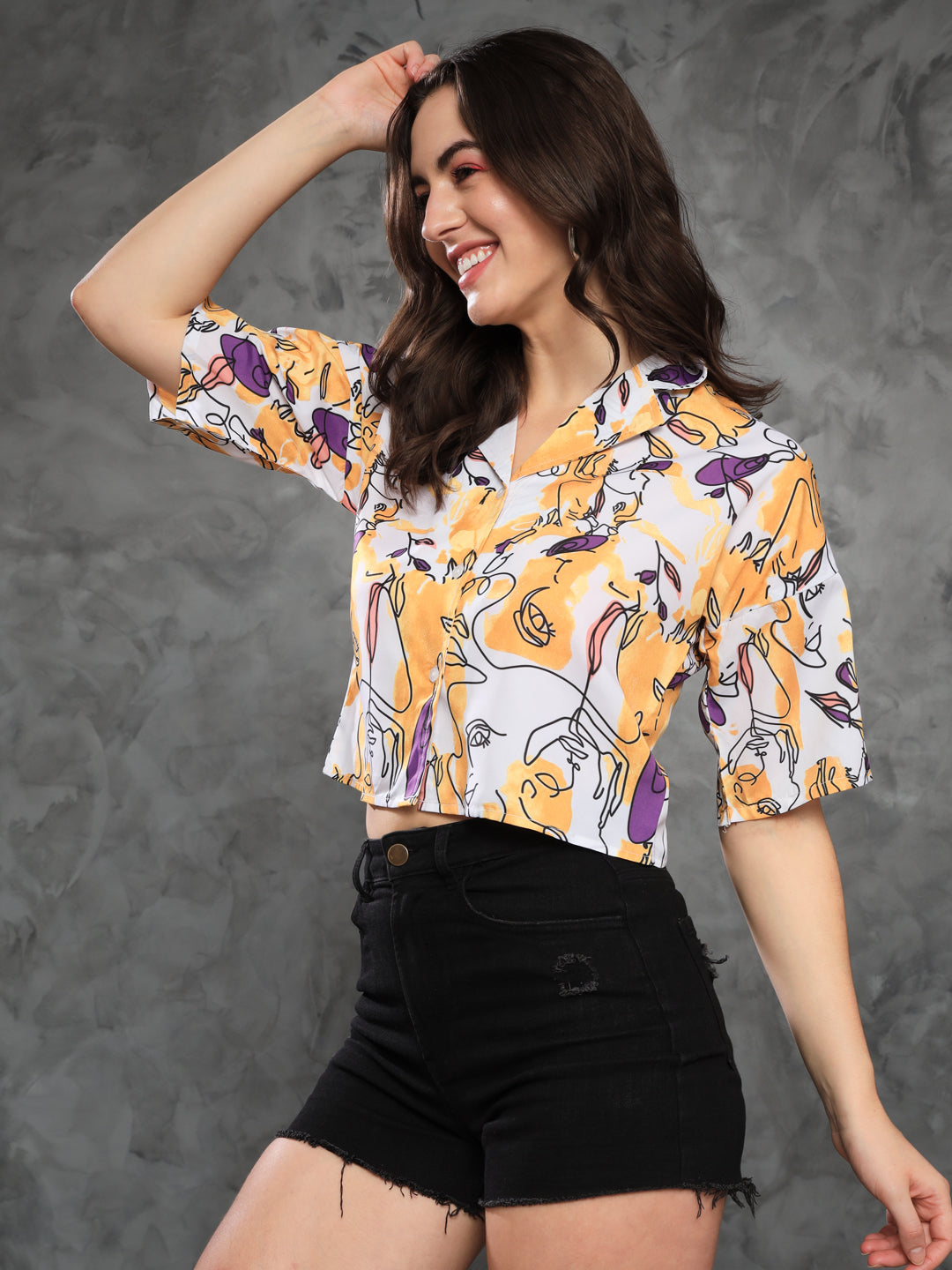 TANDUL Women Regular Fit Printed Casual Shirt