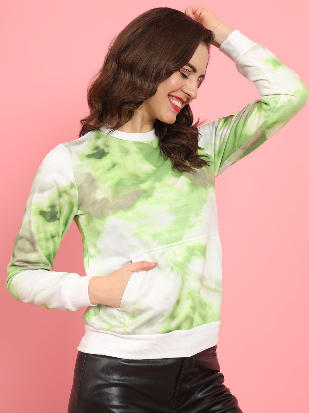 TANDUL  Women Full Sleeve Printed Sweatshirt