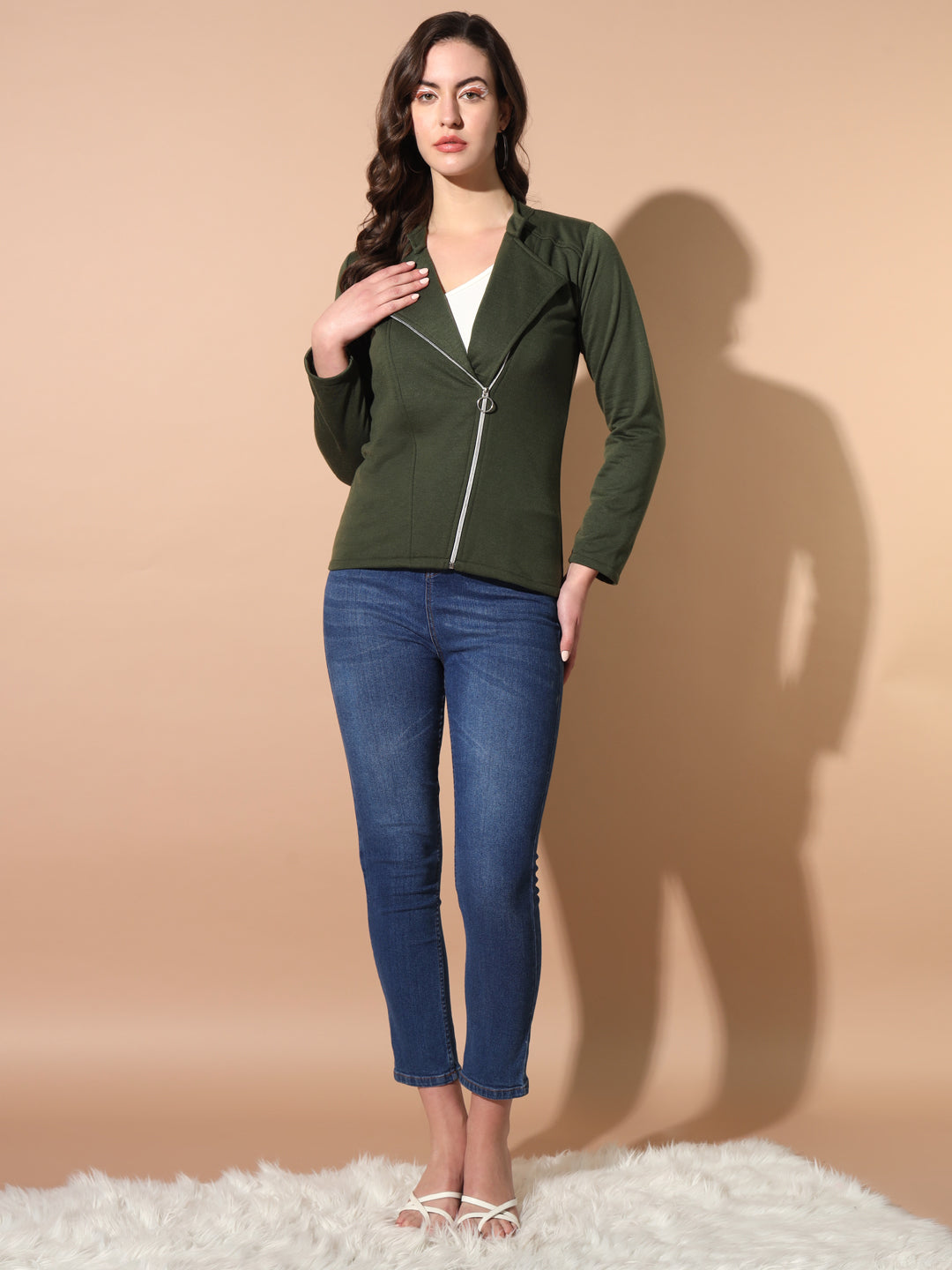 TANDUL Women Solid Casual Jacket