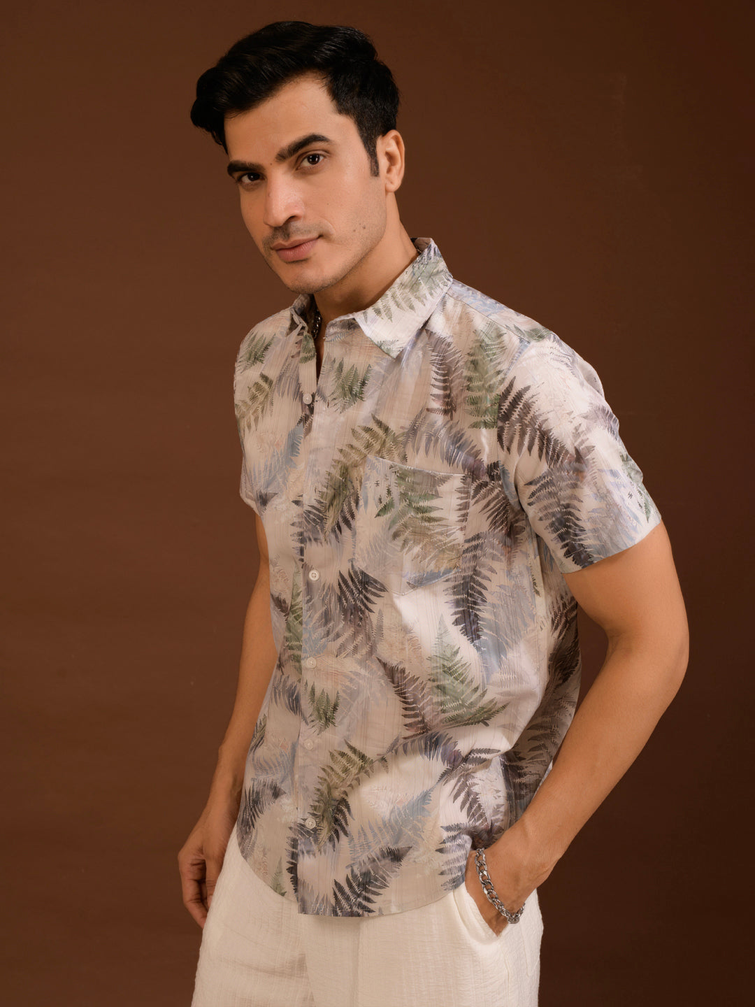 TANDUL  Men Regular Fit Printed Casual Shirt