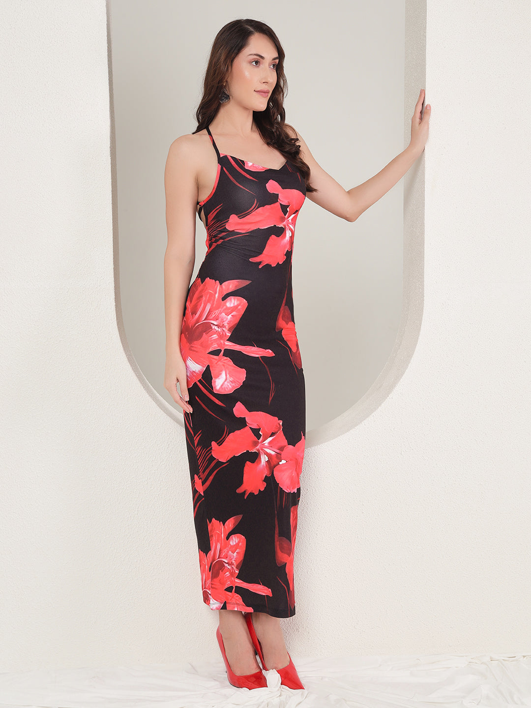 TANDUL  Women Bodycon Black Dress