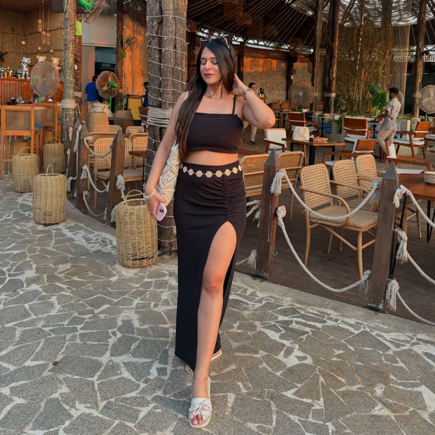 TANDUL  Women Bodycon Black Dress