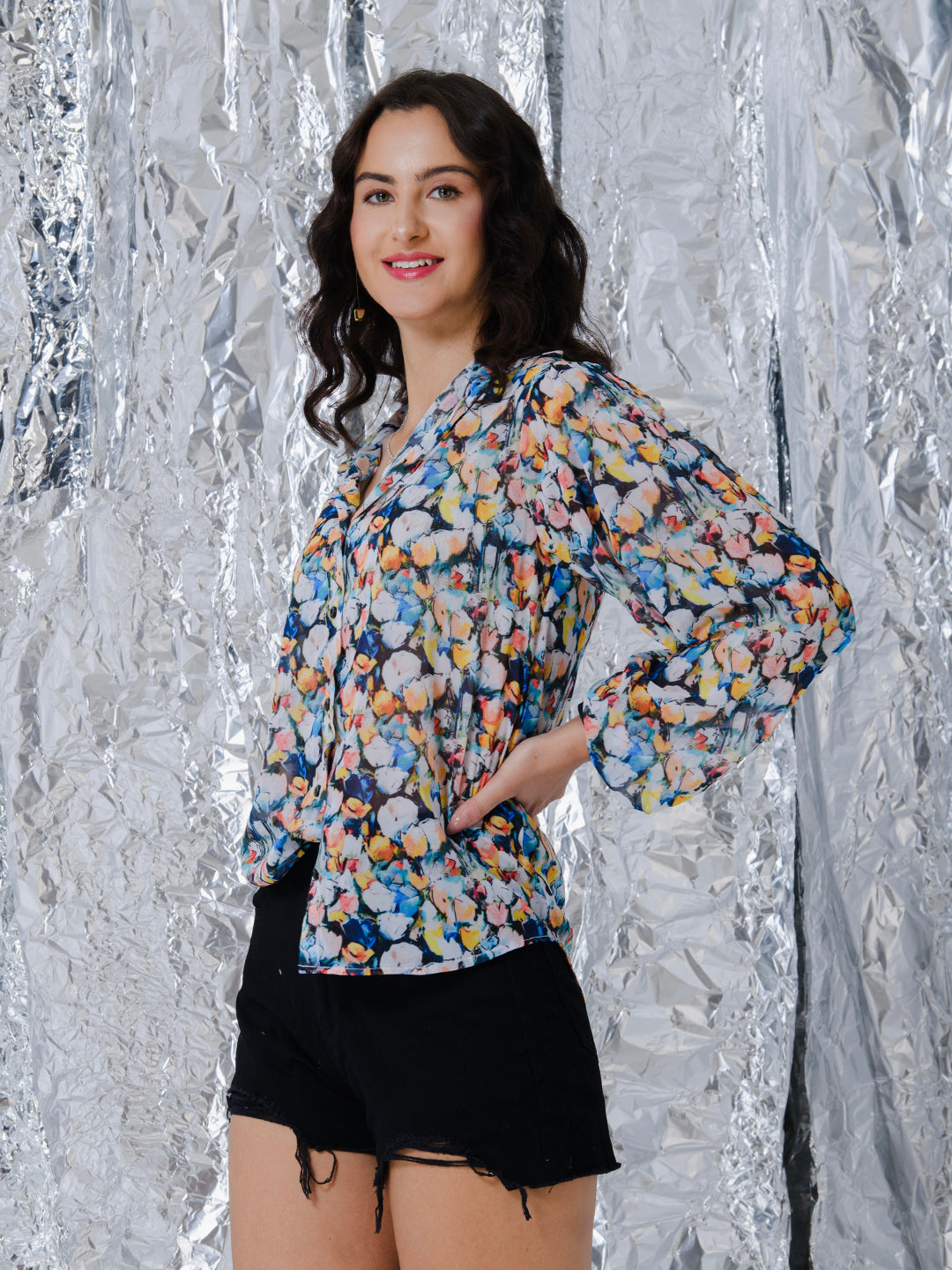 TANDUL  Women Regular Fit Printed Casual Shirt