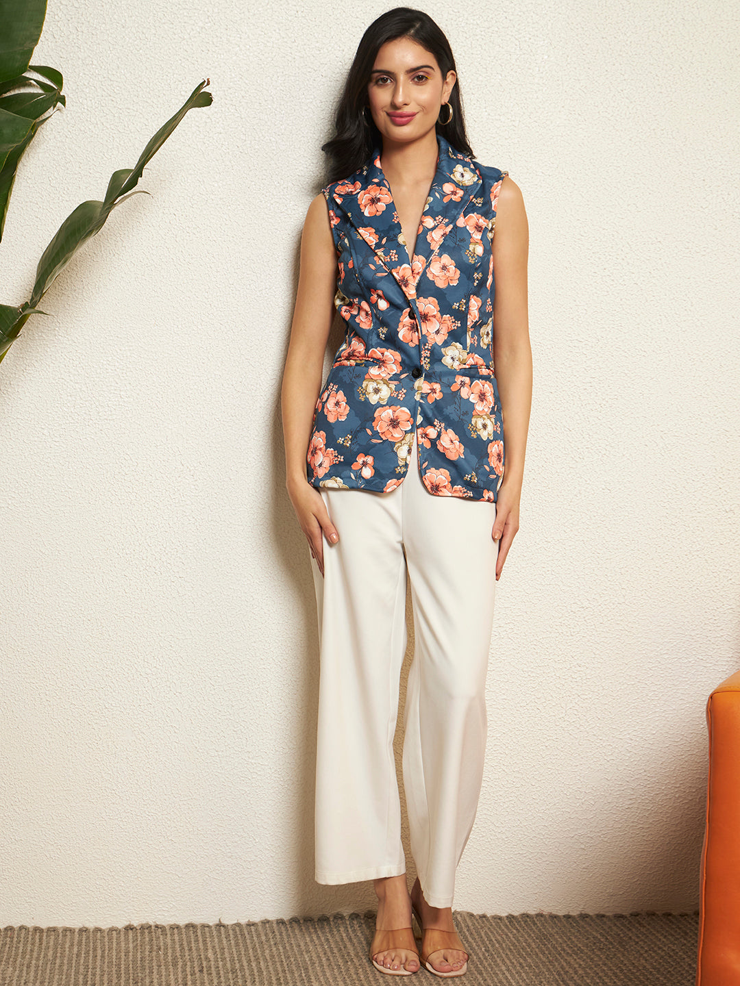 TANDUL Women Stunning Floral Printed Vest