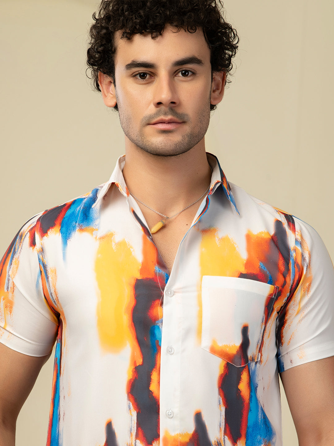 TANDUL Men Printed Casual Multicolor Shirt