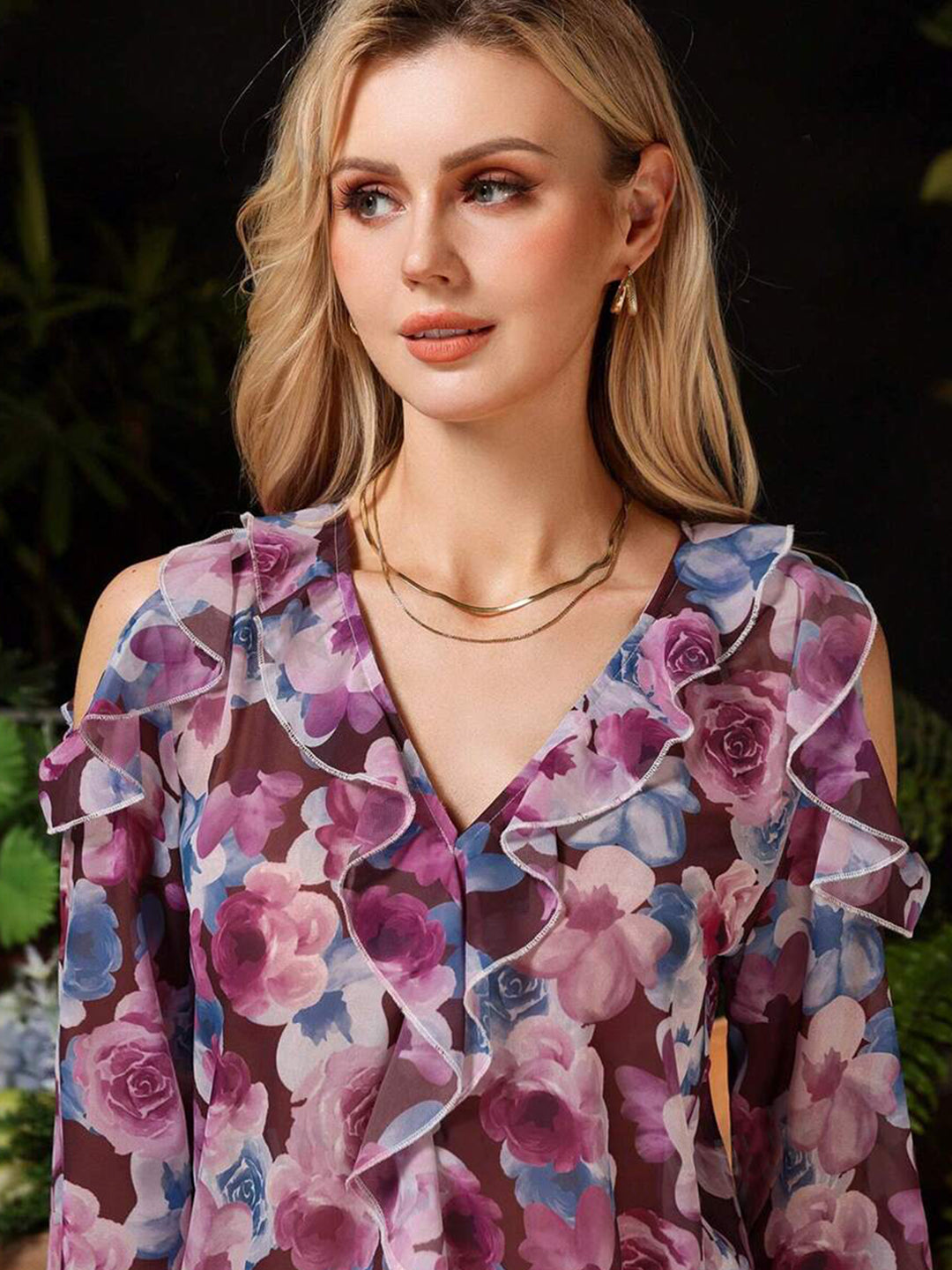 TANDUL  Casual Regular Sleeves Printed Women Multicolor Top