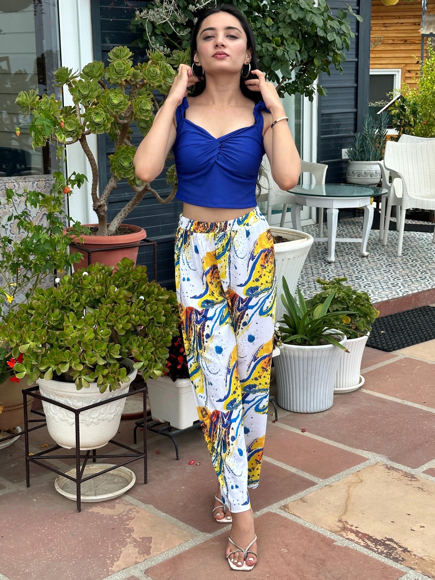 TANDUL Women Straight Fit Printed Trouser