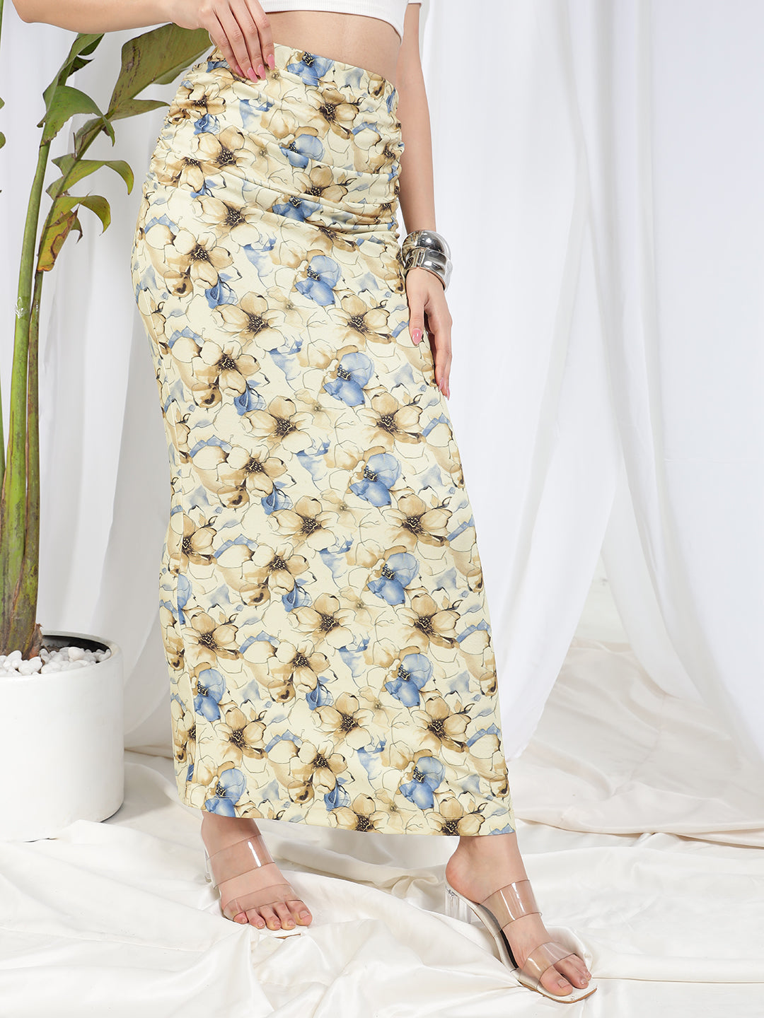 TANDUL Women Floral Printed Long Skirt