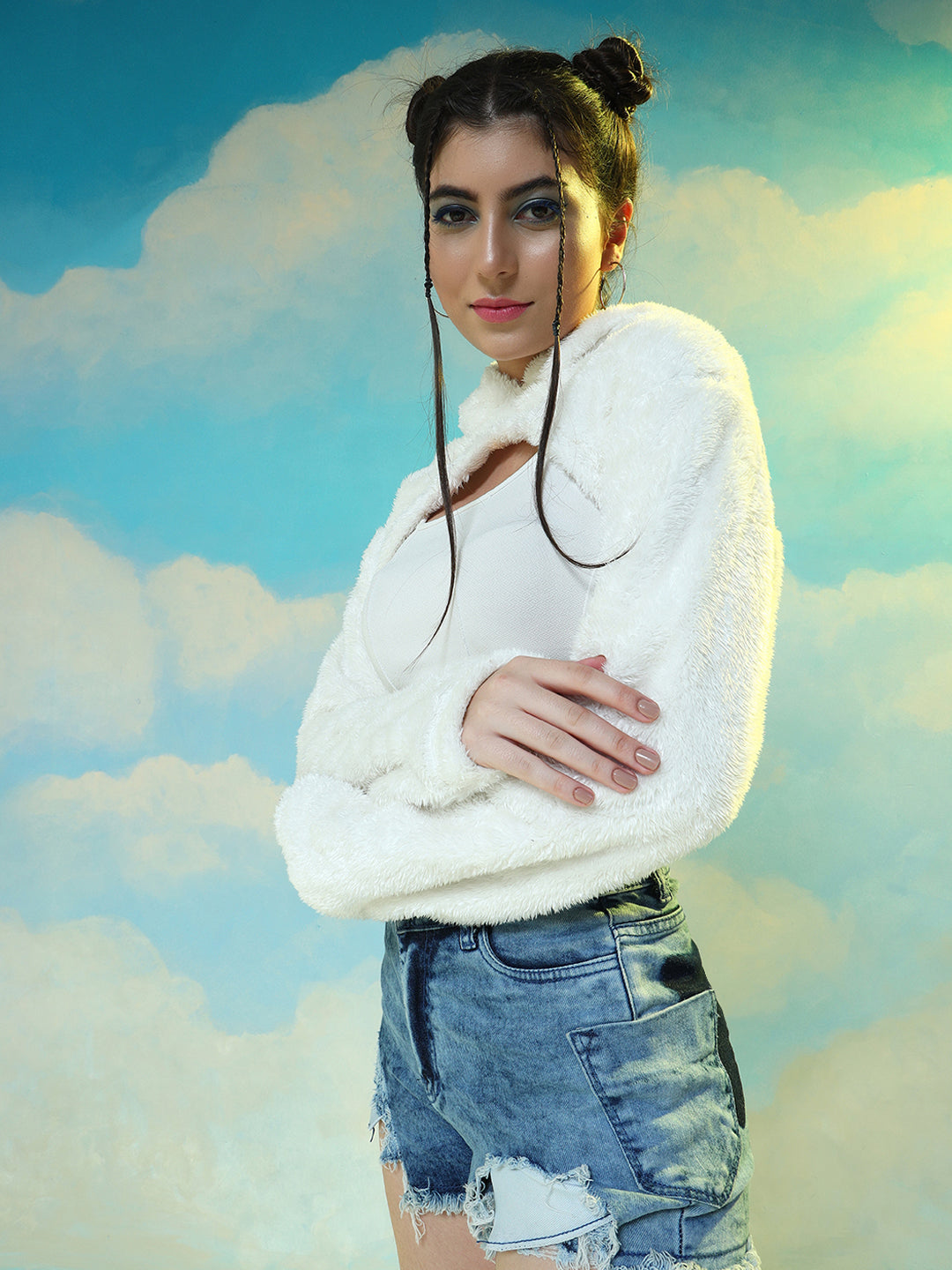 TANDUL  Women Self Design Cape Jacket