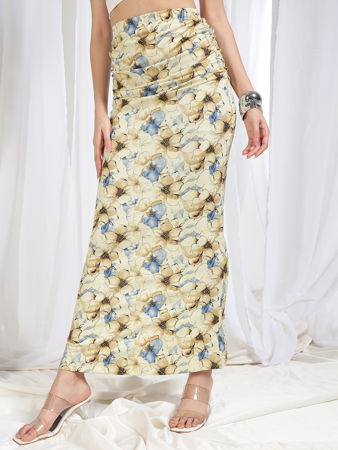 TANDUL Women Floral Printed Long Skirt