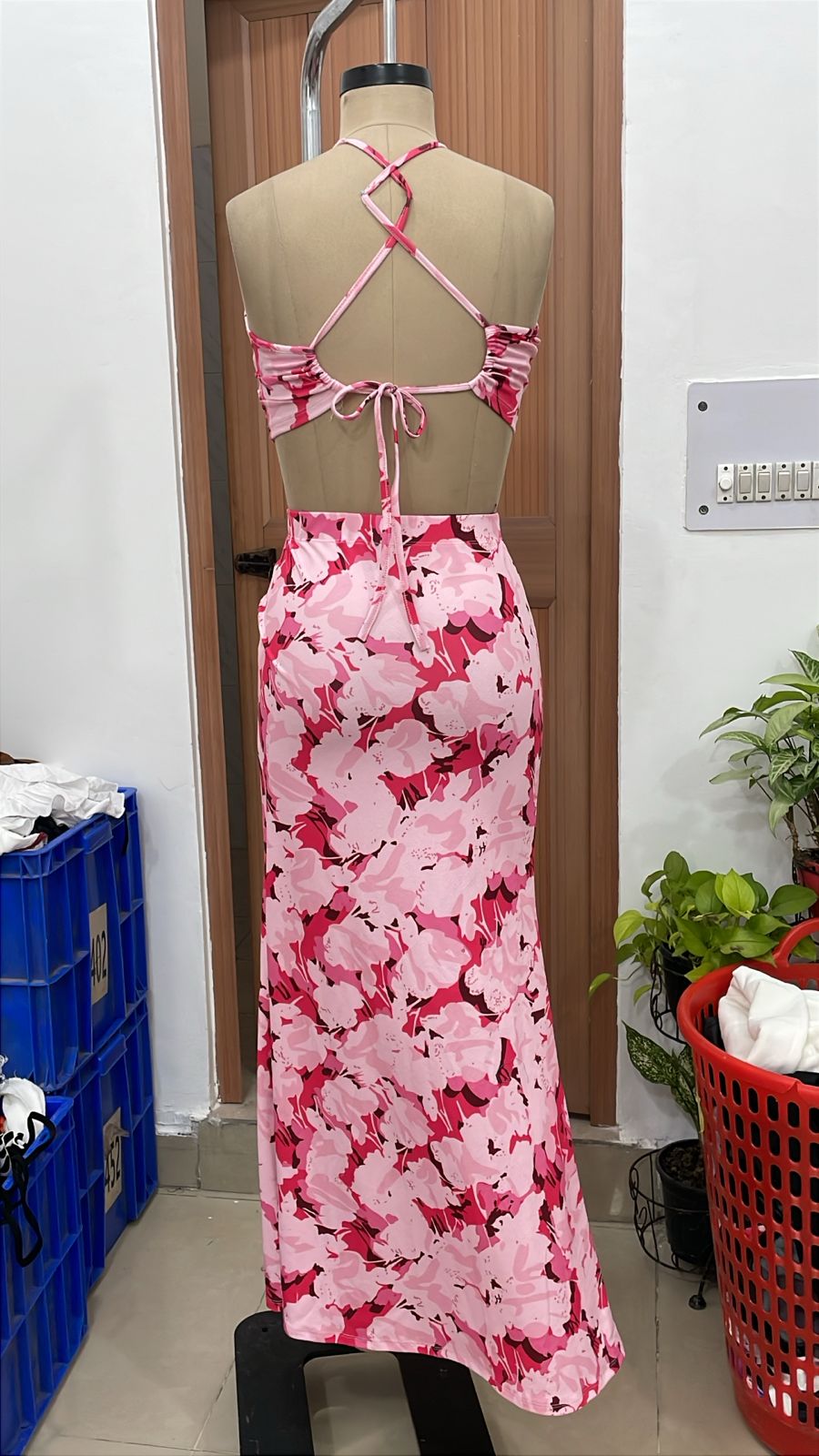 TANDUL Women Stunning Pink Floral Printed Dress
