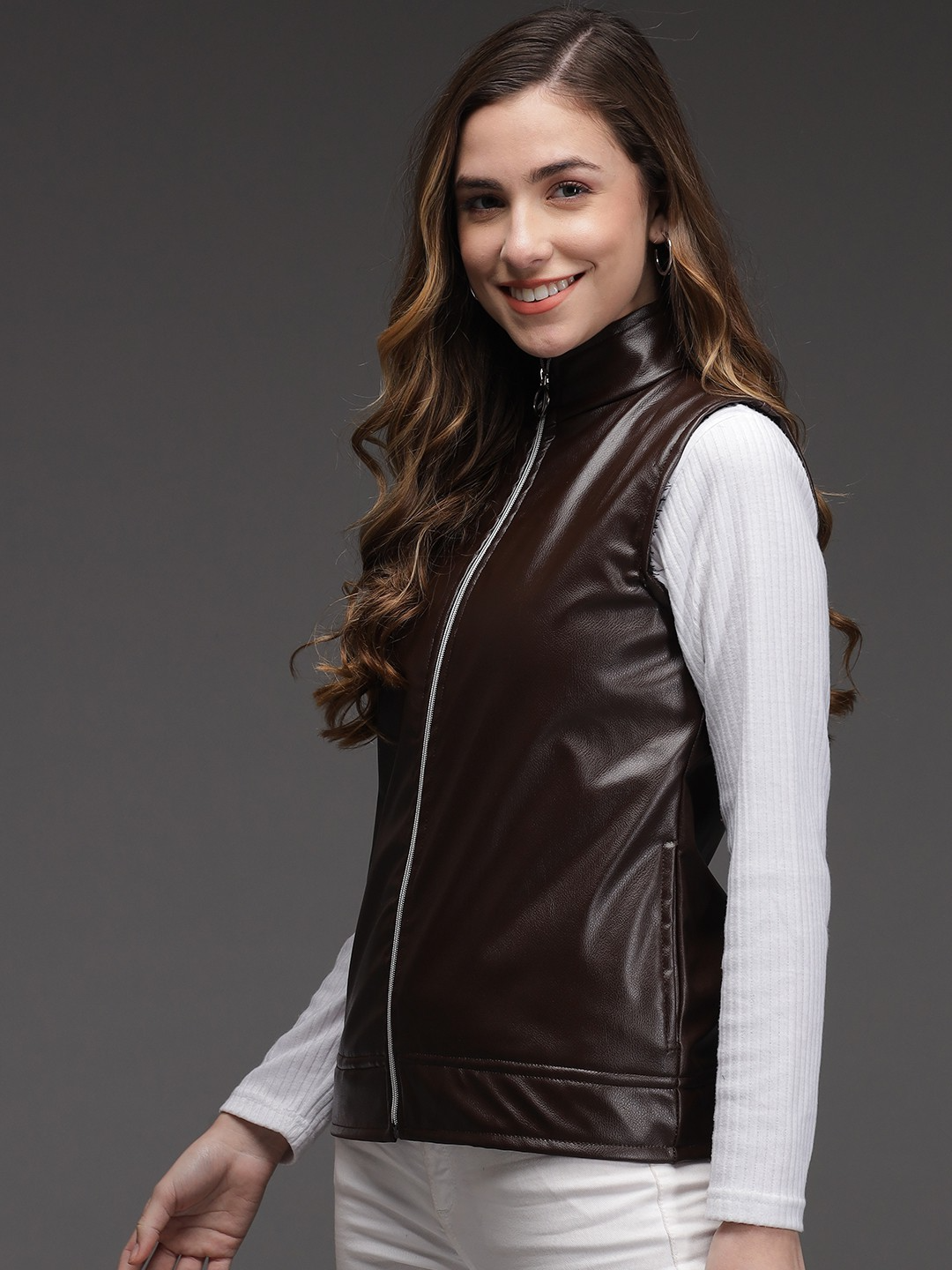 TANDUL  Sleeveless Solid Women Jacket