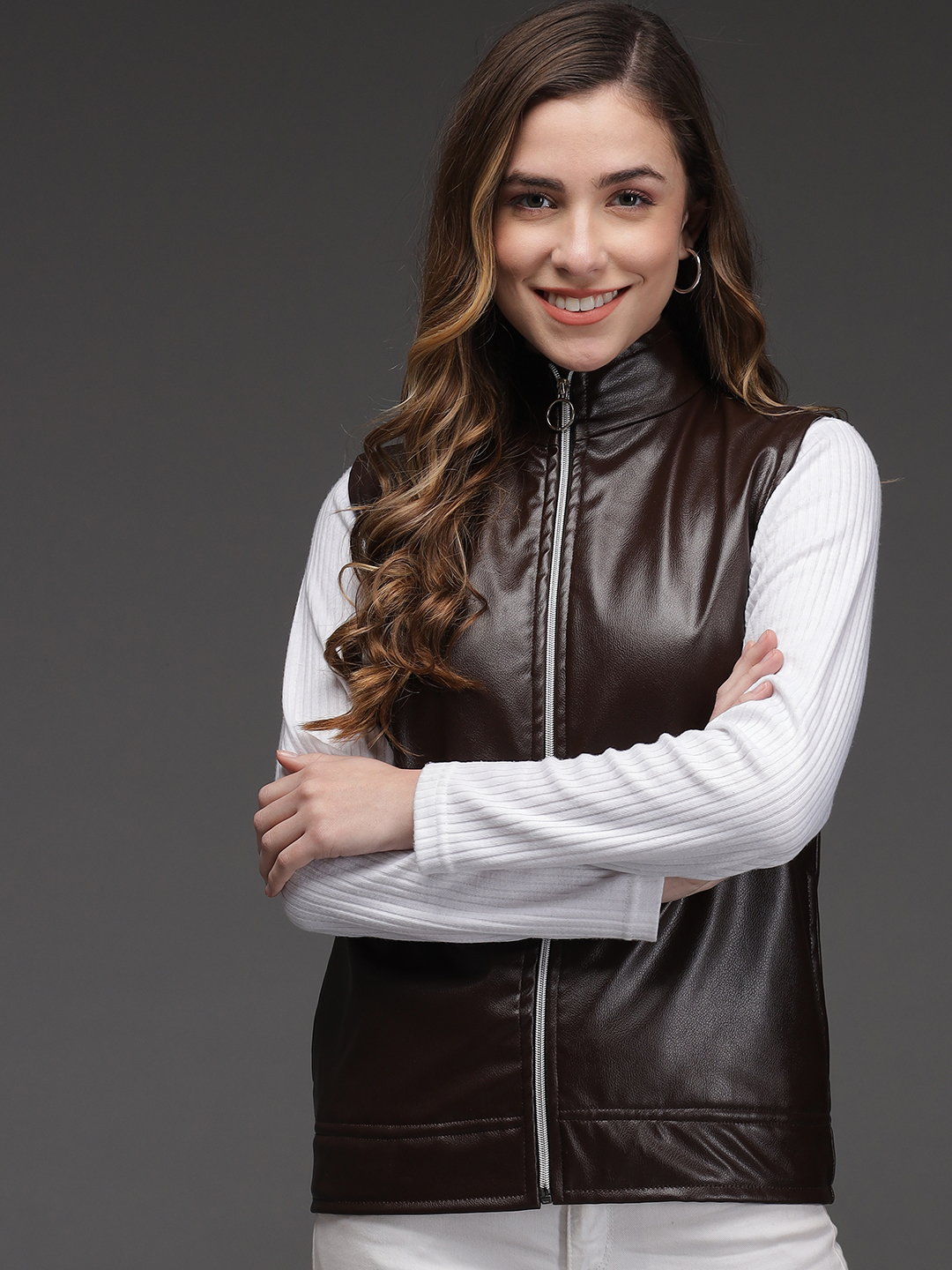 TANDUL  Sleeveless Solid Women Jacket