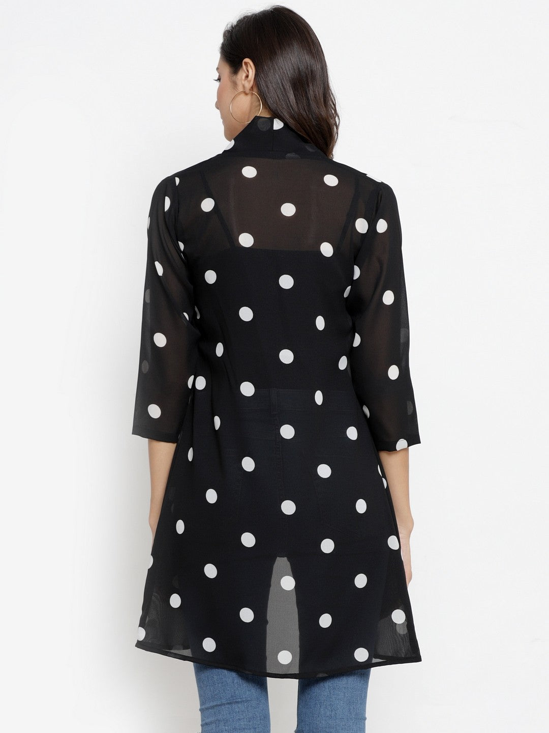 Women 3/4th Sleeve Multicolor Shrug