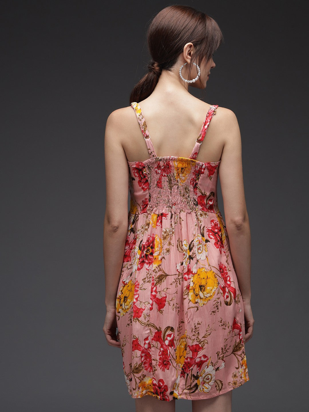Women Fit and Flare Multicolor Dress
