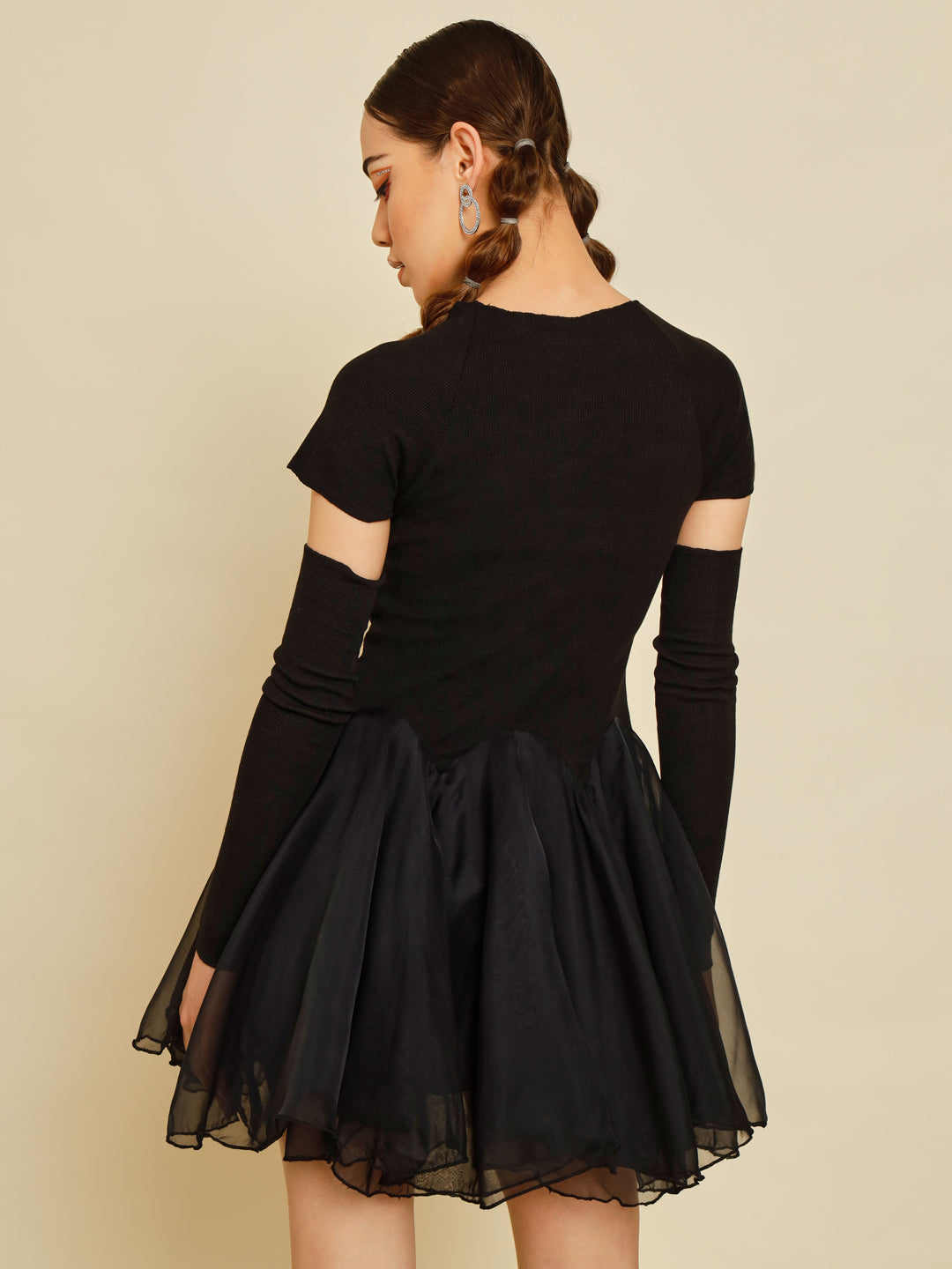 TANDUL  Women A-line Black Dress