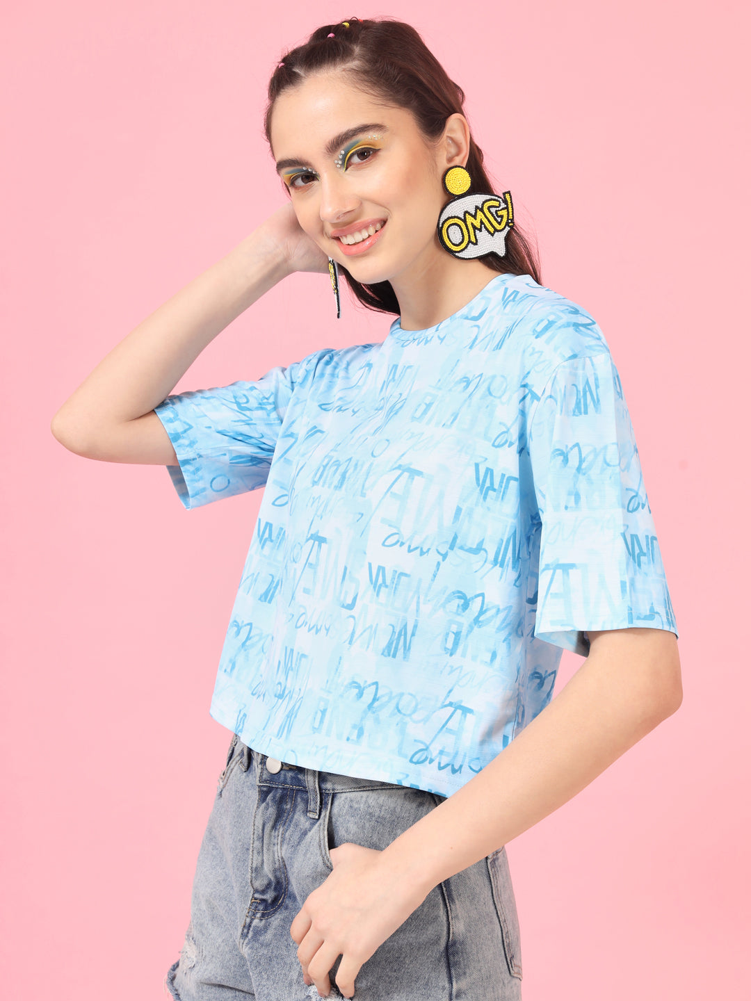 TANDUL  Casual Regular Sleeves Printed Women Multicolor Top